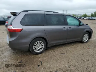 2015 Toyota Sienna XLE with VIN 5TDYK3DC0FS686792, listed as a Copart auction lot 57472045 with 222,663 mi miles and Salvage title. Bid and sale history available at DreamBid. Image 3.