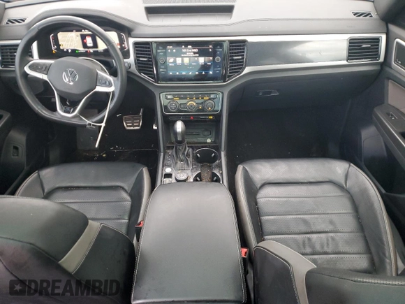 2023 Volkswagen Atlas SEL Premium R-Line with VIN 1V2FE2CAXPC200869, listed as a Copart auction lot 50109995 with 55,710 mi miles and Salvage title. Bid and sale history available at DreamBid. Image 8.