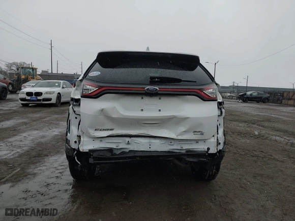 2017 Ford Edge SEL with VIN 2FMPK4J95HBB55940, listed as a IAAI auction lot 41828126 with 63,699 mi miles. Bid and sale history available at carsss.com. Image 16.
