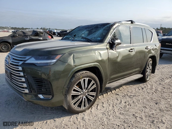 2023 Lexus LX with VIN JTJGB7CX0P4030724, listed as a Copart auction lot 75330654 with NaN miles and Salvage Title. Bid and sale history available at carsss.com. Image 1.