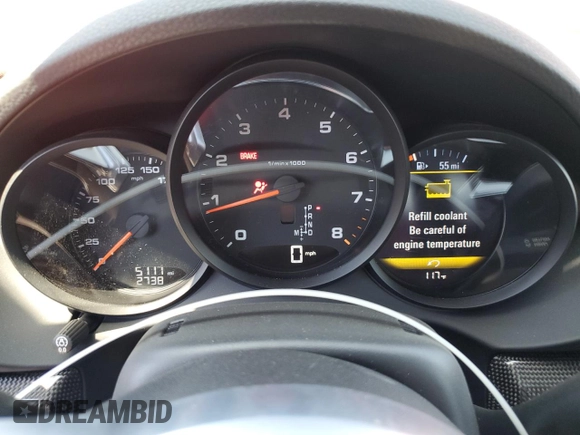 2021 Porsche 718 Cayman z VIN WP0AA2A87MS260522, wystawiony jako Copart lot #70483854 z przebiegiem 5 117 mil mil oraz Szkoda całkowita • Salvage title. Historia ofert i sprzedaży dostępna na DreamBid. Obrazek 9.