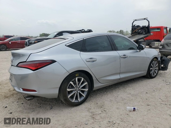 2024 Acura Integra with VIN 19UDE4H23RA013706, listed as a Copart auction lot 50566895 with 20,770 mi miles and Salvage Title. Bid and sale history available at carsss.com. Image 3.