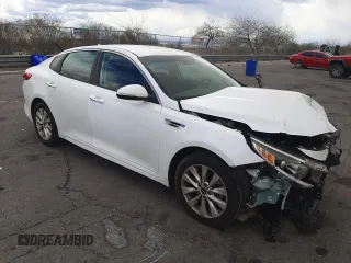 2017 Kia Optima LX z VIN 5XXGT4L37HG166870, wystawiony jako Copart lot #51380755 z przebiegiem 95 065 mil mil oraz Szkoda całkowita • Salvage title. Historia ofert i sprzedaży dostępna na DreamBid. Obrazek 4.