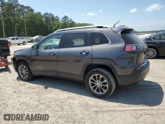 2020 Jeep Cherokee Lux with VIN 1C4PJLLXXLD510925, listed as a Copart auction lot 53616375 with 90,956 mi miles and Salvage title. Bid and sale history available at DreamBid. Image 2.