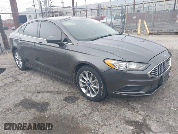 2017 Ford Fusion SE with VIN 3FA6P0H75HR242520, listed as a IAAI auction lot 41721163 with 62,853 mi miles. Bid and sale history available at carsss.com. Image 1.