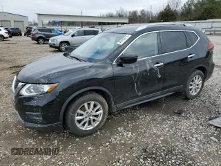 2019 Nissan Rogue SV with VIN 5N1AT2MT7KC829124, listed as a Copart auction lot 45156515 with 100,563 mi miles and Salvage Title. Bid and sale history available at carsss.com. Image 1.