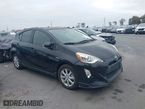 2017 Toyota Prius One with VIN JTDKDTB32H1597017, listed as a IAAI auction lot 42030182 with 56,461 mi miles and . Bid and sale history available at carsss.com. Image 1.
