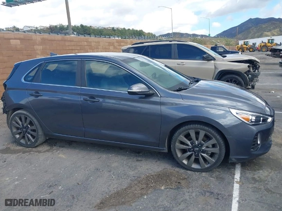 2018 Hyundai Elantra GT Sport with VIN KMHH55LC2JU023311, listed as a IAAI auction lot 41795433 with NaN miles. Bid and sale history available at carsss.com. Image 14.
