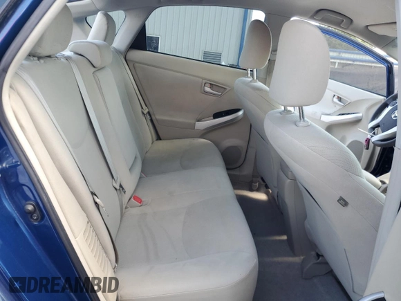 2011 Toyota Prius I with VIN JTDKN3DU7B0268202, listed as a Copart auction lot 61160175 with 125,346 mi miles and Salvage title. Bid and sale history available at DreamBid. Image 10.
