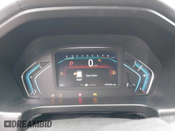 2022 Honda Odyssey EX-L with VIN 5FNRL6H79NB052769, listed as a IAAI auction lot 41568225 with 78,360 mi miles and . Bid and sale history available at DreamBid. Image 7.