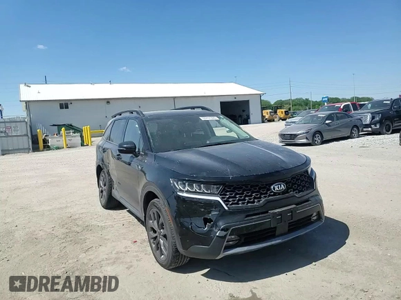 2021 Kia Sorento EX with VIN 5XYRHDLF2MG069554, listed as a Copart auction lot 55751305 with 67,410 mi miles and Salvage title. Bid and sale history available at DreamBid. Image 14.