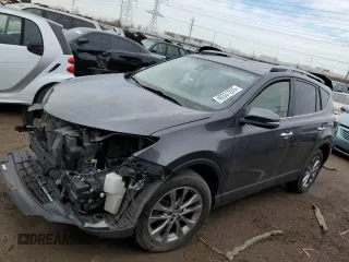 2017 Toyota RAV4 Limited with VIN JTMDFREV2HJ165997, listed as a Copart auction lot 49331295 with 87,376 mi miles and Salvage Title. Bid and sale history available at carsss.com. Image 1.