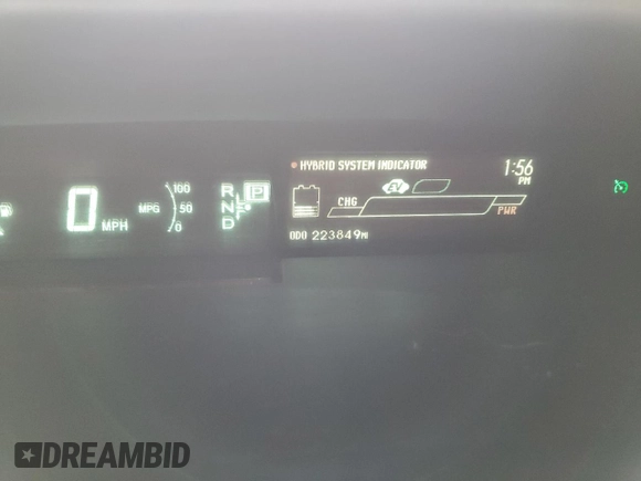 2013 Toyota Prius One with VIN JTDKN3DU3D5680879, listed as a Copart auction lot 63766415 with 223,849 mi miles and Clean title. Bid and sale history available at DreamBid. Image 9.