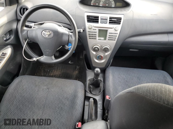 2008 Toyota Yaris with VIN JTDBT923781287709, listed as a Copart auction lot 45084055 with 180,016 mi miles and Salvage Title. Bid and sale history available at carsss.com. Image 8.