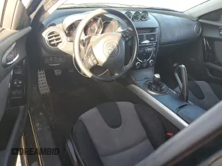 2007 Mazda RX-8 Touring with VIN JM1FE173770208369, listed as a Copart auction lot 80247224 with 138,384 mi miles and Salvage Title. Bid and sale history available at carsss.com. Image 8.