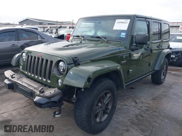 2016 Jeep Wrangler Unlimited Sahara with VIN 1C4BJWEGXGL249638, listed as a IAAI auction lot 41090024 with 98,345 mi miles and . Bid and sale history available at DreamBid. Image 20.