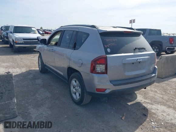 2016 Jeep Compass Latitude with VIN 1C4NJCEA7GD675742, listed as a IAAI auction lot 41877787 with 107,749 mi miles and . Bid and sale history available at DreamBid. Image 3.