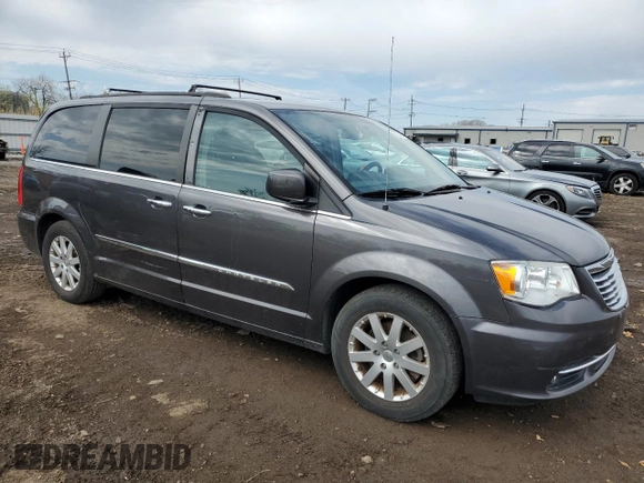 2015 Chrysler Town & Country Touring with VIN 2C4RC1BG7FR526106, listed as a Copart auction lot 54184395 with 75,417 mi miles and Salvage Title. Bid and sale history available at DreamBid. Image 4.