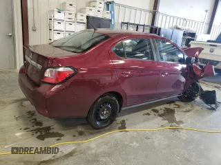 2022 Mitsubishi Mirage ES z VIN ML32FUFJ7NHF08897, wystawiony jako Copart lot #48678155 z przebiegiem 80 082 mil mil oraz Szkoda całkowita • Salvage title. Historia ofert i sprzedaży dostępna na DreamBid. Obrazek 3.