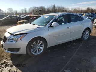 2014 Buick Regal Premium II with VIN 2G4GR5GX5E9286120, listed as a Copart auction lot 48008885 with 60,991 mi miles and Salvage Title. Bid and sale history available at carsss.com. Image 1.
