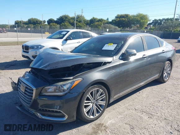 2018 Genesis G80 3.8L z VIN KMHGN4JE7JU226740, wystawiony jako IAAI lot #41821284 z przebiegiem 87 081 mil mil oraz . Historia ofert i sprzedaży dostępna na DreamBid. Obrazek 17.