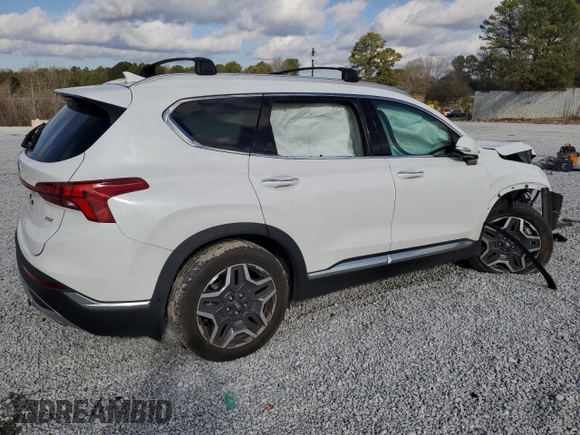 2022 Hyundai Santa Fe Limited with VIN 5NMS44AL0NH421303, listed as a Copart auction lot 86700814 with 32,753 mi miles and Salvage Title. Bid and sale history available at carsss.com. Image 3.