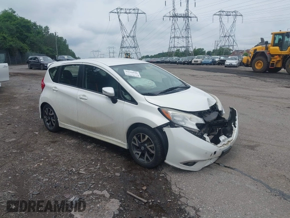 2015 Nissan Note S Plus with VIN 3N1CE2CP5FL436554, listed as a IAAI auction lot 42644846 with 108,427 mi miles and . Bid and sale history available at DreamBid. Image 1.