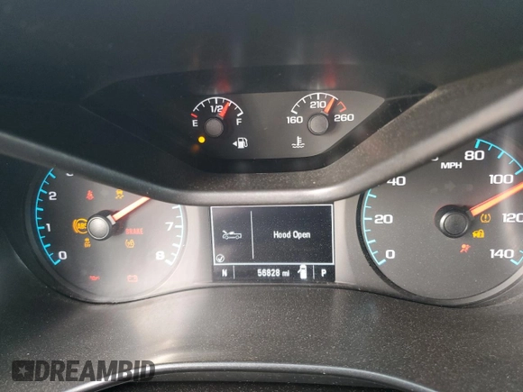 2020 Chevrolet Colorado 2WD Work Truck z VIN 1GCGSBEN5L1183967, wystawiony jako Copart lot #45101765 z przebiegiem 56 828 mil mil oraz Szkoda całkowita • Salvage title. Historia ofert i sprzedaży dostępna na DreamBid. Obrazek 9.