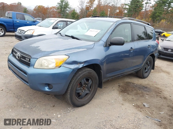 2007 Toyota RAV4 with VIN JTMBK33V675027230, listed as a IAAI auction lot 40697729 with 288,662 mi miles. Bid and sale history available at carsss.com. Image 2.