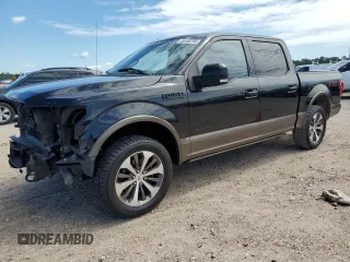 2015 Ford F-150 XLT with VIN 1FTEW1EG2FFB82421, listed as a Copart auction lot 56160785 with 114,460 mi miles and Salvage title. Bid and sale history available at DreamBid. Image 1.