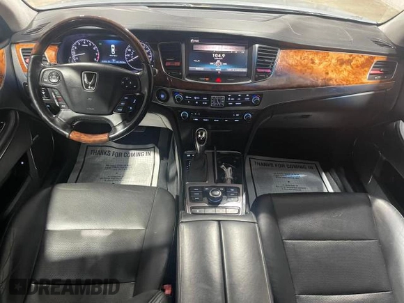 2014 Hyundai Equus Ultimate z VIN KMHGH4JH1EU084232, wystawiony jako Copart lot #48601185 z przebiegiem 145 219 mil mil oraz Szkoda całkowita • Salvage title. Historia ofert i sprzedaży dostępna na DreamBid. Obrazek 9.