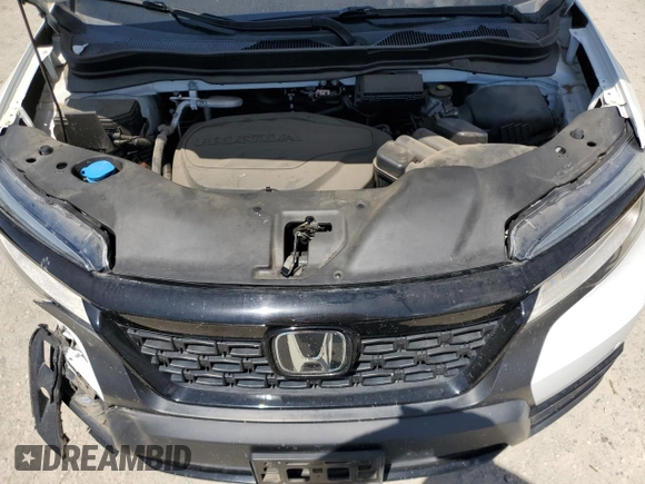 2021 Honda Passport Elite with VIN 5FNYF8H03MB007617, listed as a Copart auction lot 63036345 with 21,757 mi miles and Salvage title. Bid and sale history available at DreamBid. Image 11.
