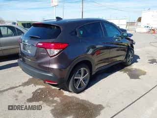 2021 Honda HR-V EX with VIN 3CZRU6H59MM749827, listed as a IAAI auction lot 41474907 with 45,356 mi miles. Bid and sale history available at carsss.com. Image 4.
