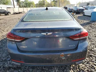 2016 Hyundai Genesis 3.8L with VIN KMHGN4JE6GU107599, listed as a Copart auction lot 54254055 with 110,605 mi miles and Clean Title. Bid and sale history available at carsss.com. Image 6.