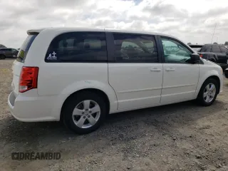 2013 Dodge Grand Caravan SE with VIN 2C4RDGBG3DR560962, listed as a Copart auction lot 53690225 with 124,796 mi miles and Salvage Title. Bid and sale history available at DreamBid. Image 3.