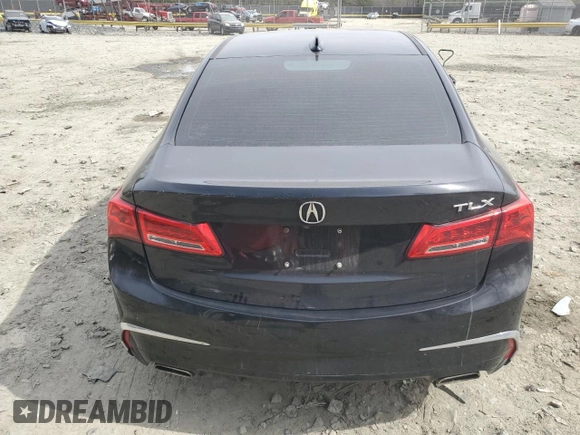 2020 Acura TLX with VIN 19UUB2F31LA002056, listed as a Copart auction lot 49848115 with 72,563 mi miles and Salvage title. Bid and sale history available at DreamBid. Image 6.