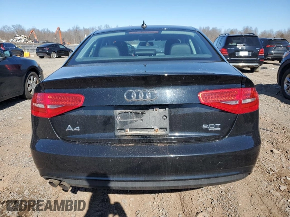 2013 Audi A4 Premium с VIN WAUDFAFL1DN049382, выставлен на аукционе Copart как лот 46164035 с пробегом 82 352 миль миль и Списание • Salvage title. История ставок и продаж доступна на DreamBid. Изображение 6.