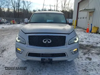 2017 Infiniti QX80 with VIN JN8AZ2NE9H9158598, listed as a IAAI auction lot 41326752 with 124,906 mi miles. Bid and sale history available at carsss.com. Image 12.
