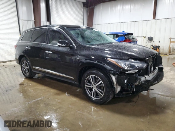 2018 Infiniti QX60 with VIN 5N1DL0MM3JC530822, listed as a Copart auction lot 51136095 with 119,758 mi miles and Salvage Title. Bid and sale history available at carsss.com. Image 4.
