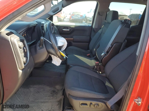 2020 Chevrolet Silverado 1500 LT with VIN 3GCUYDED1LG245922, listed as a Copart auction lot 43040915 with 0 mi miles and Salvage Title. Bid and sale history available at carsss.com. Image 7.