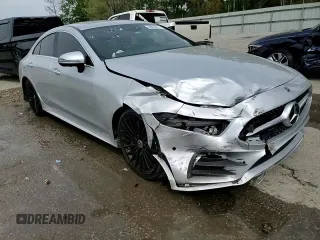 2019 Mercedes-Benz CLS 450 with VIN WDD2J5JB7KA028318, listed as a Copart auction lot 50853025 with 79,964 mi miles and Salvage title. Bid and sale history available at DreamBid. Image 10.