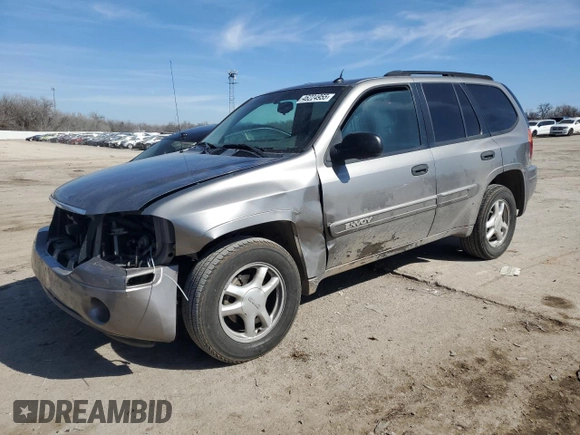 2005 GMC Envoy SLE z VIN 1GKDT13SX52364812, wystawiony jako Copart lot #46224955 z przebiegiem 183 441 mil mil oraz Szkoda całkowita • Salvage title. Historia ofert i sprzedaży dostępna na DreamBid. Obrazek 1.