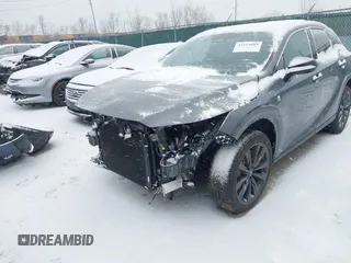2023 Lexus RX with VIN 2T2BAMCA8PC026214, listed as a IAAI auction lot 41154609 with 3,779 mi miles. Bid and sale history available at carsss.com. Image 6.
