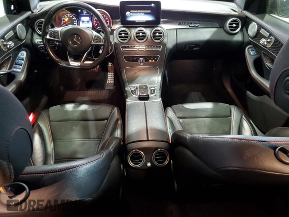 2016 Mercedes-Benz C 450 AMG with VIN 55SWF6EB2GU119202, listed as a Copart auction lot 54475925 with 62,861 mi miles and Salvage title. Bid and sale history available at DreamBid. Image 8.