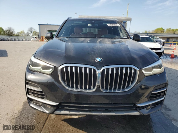 2022 BMW X5 xDrive40i with VIN 5UXCR6C01N9L67332, listed as a Copart auction lot 53049685 with 55,694 mi miles and Salvage Title. Bid and sale history available at carsss.com. Image 5.
