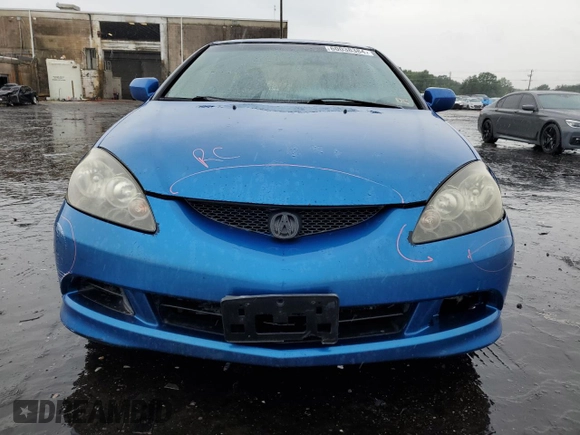 2006 Acura RSX with VIN JH4DC548X6S003165, listed as a Copart auction lot 60038384 with 120,841 mi miles and Salvage Title. Bid and sale history available at carsss.com. Image 5.