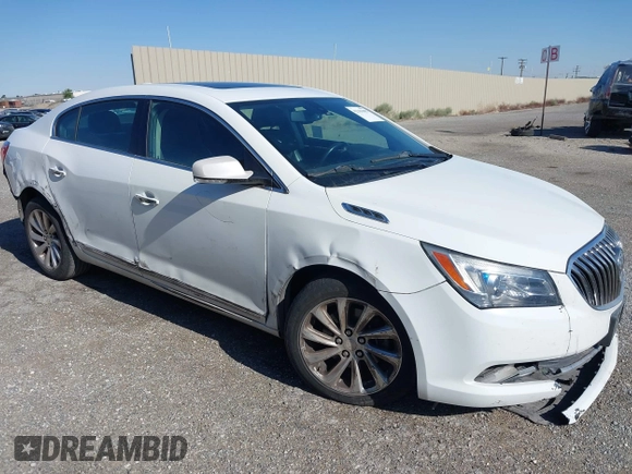 2015 Buick LaCrosse Leather with VIN 1G4GB5G33FF298132, listed as a IAAI auction lot 42101088 with 150,701 mi miles. Bid and sale history available at carsss.com. Image 1.