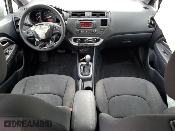 2015 Kia Rio EX with VIN KNADN4A30F6500441, listed as a Copart auction lot 51710575 with 65,343 mi miles and Salvage Title. Bid and sale history available at carsss.com. Image 8.