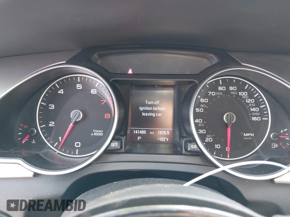 2014 Audi A5 Premium Plus with VIN WAULFAFR4EA034285, listed as a IAAI auction lot 42680210 with 141,489 mi miles and . Bid and sale history available at DreamBid. Image 7.