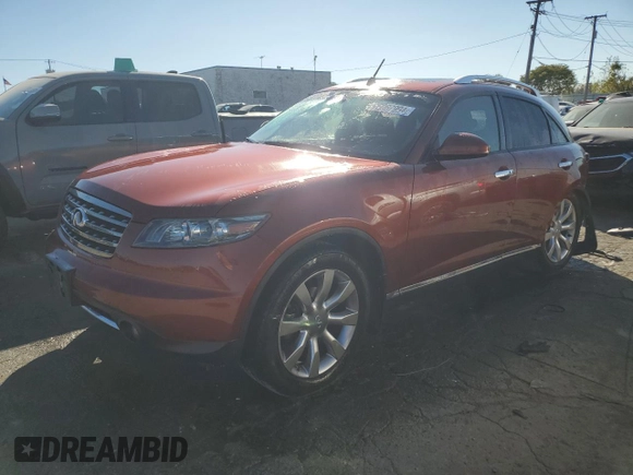 2006 Infiniti FX35 with VIN JNRAS08WX6X205462, listed as a Copart auction lot 75067994 with 139,231 mi miles and Salvage Title. Bid and sale history available at carsss.com. Image 1.